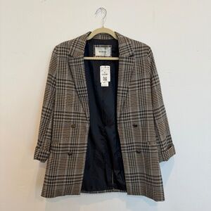 Plaid blazer